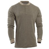 DRIFIRE FR Long Sleeve TECGEN Henley in Tan